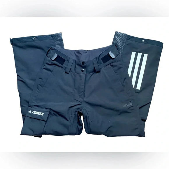 NWT Adidas Terrex 3-Layer Waterproof Snow Pants Bibs - Picture 3 of 7